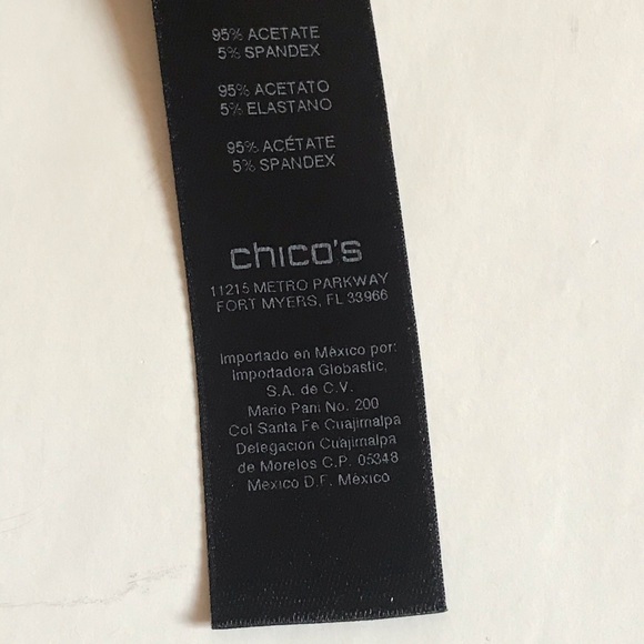 CHICO'S Travelers B&W Striped Asymmetric Tunic - Picture 8 of 11